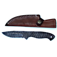 Titan Damascus Steel Blank Knife, 7.1in
