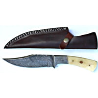 Titan International Knives Hand Forged Damascus Camping 10.5in Knife, TD-047