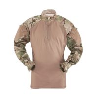 Tru-Spec Men's T.R.U. 1/4 Zip Combat Shirt, 50/50 Nylon/Cotton Rip-Stop