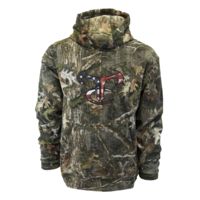 TrueTimber Polar Fleece Hoodie with Flag Logo - Mens