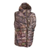 TrueTimber Pulse Lightweight Packable Down Hooded Vest - Mens