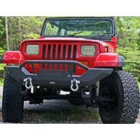 Tuff Stuff Overland Front Bumper w/ D-Rings for 87-06 Jeep Wrangler YJ/TJ