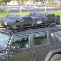 Tuff Stuff Overland Rooftop Tent Driving Cover Black Elite Overland