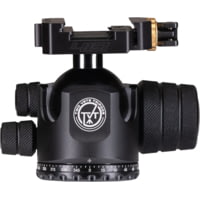 Two Vets Tripods Inc 44MM Dual Tension Ballhead w/Arcalock Dual Clamp, Arca Swiss and Picatinny