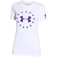 Under Armour Women's Tactical Freedom Logo Shorts Sleeve T-Shirts