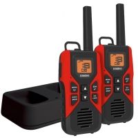 Uniden 30-Mile GMRS/FRS Radio - 2 Radios, Micro USB, Charge Cradle, headset jack