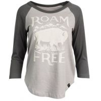 United By Blue 3/4 Roam Free Baseball Tee - Women's