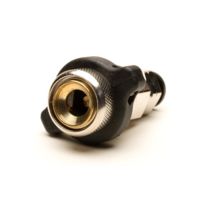 Up Down Air Quick Release Chuck w/ Finger Pull Tab &amp; 3/8OD X 3/8NPT Adapter