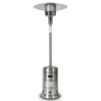 Upland Mushroom 46,000 BTU Outdoor Patio Heater, Stainless Steel