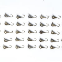 Vexan 50-Pack Teardrop Ice Fishing Jigs