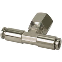 VIAIR 1/4in NPT F 1/8in to 1/8in Swivel T-Fitting