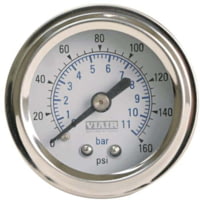 VIAIR 160 PSI 1.5in Single Needle Gauge