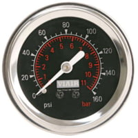VIAIR 160 PSI 2in Single Needle Gauge