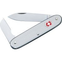 Victorinox Pioneer Apprentice Swiss Army Knife Silver Alox Ribbed