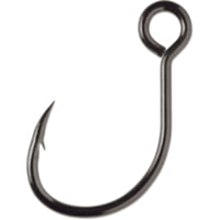 VMC Inline Single Hook, Needle Point, Extra Wide Gap, Light Wire, Non-Offset, Large Eye