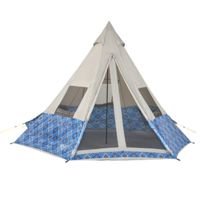 Wenzel Shenanigin 5 Blue Geo Print Tent