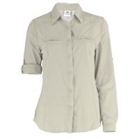 White Sierra Canyon Crest Long Sleeve Shirt - Women's