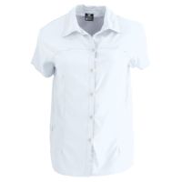White Sierra Gobi Desert Short Sleeve Shirt - Womens