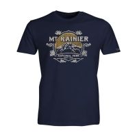 Wilder and Sons Mount Rainier National Park Short Sleeve Male T-Shirt