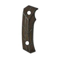 WOOX Rock 62 Fixed Blade Knife Engraved Micarta Handle, Pack of 2