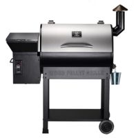 Z Grills 7002E 8-in-1 Wood Pellet Grill, BBQ &amp; Smoker
