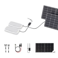 Zero Breeze Solar Charging Kit for Mark 2 Plus Two Batteries 33FA4FBA