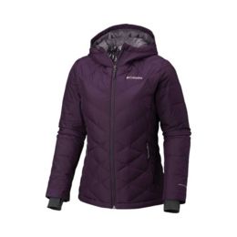 Columbia Heavenly Hdd Jacket, Dark Plum, S - Women's, — Womens