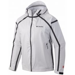 Columbia OutDry Ex Gold Tech Shell Jacket - Men's-White — Mens