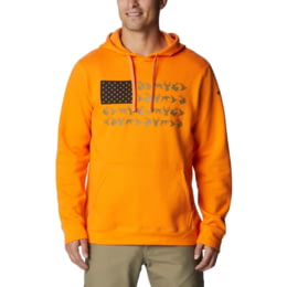 Columbia PHG Game Flag II Hoodie - Mens, Phg Orange/Black - Mens - View #11