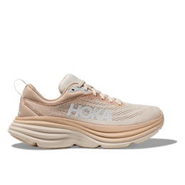 Hoka Bondi 8 Road Running - Womens, Shifting Sand/Eggnog, 9B  display picture 2