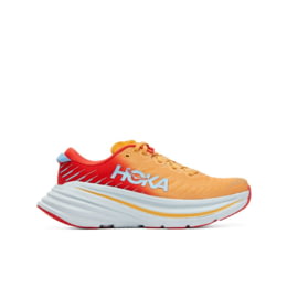 Hoka Bondi X Running Shoes - Mens, Fiesta / Amber Yellow  display picture 1