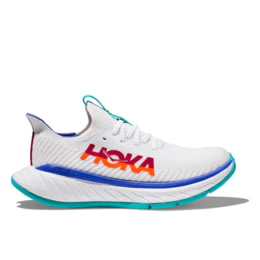 Hoka Carbon X 3 Running Shoes - Mens, White/Flame, 12.5D  display picture 3