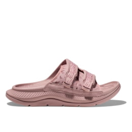 NEW Hoka One One Ora Luxe Recovery Slide Sandals Men\'s Pale Mauve / Wistful Hoka One One Ora Luxe Recovery Slide Sandals Men main image 3