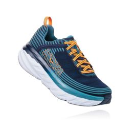 Hoka Bondi 6 Men\'s Blue and Orange Running Shoes Hoka One One Bondi 6 Review | Running Shoes Guru main image 2