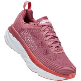 Hoka Bondi 6 Road Running Shoes - Women's, Heather Rose — Womens