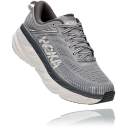 Wide HOKA Bondi 7 Running Trainers/Shoes 13EE, Gray 1110530 WDDS Buy HOKA Bondi 7 2E Wide  main image 2