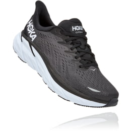 Hoka One One Men’s Clifton 8 Sneaker Size 8.5D Black/White 1119393 BWHT Running Hoka One One HOKA Clifton 8 Black White for sale | eBay main image 3