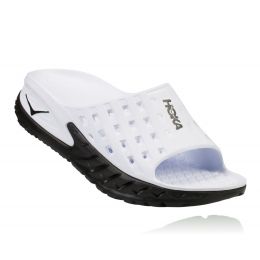 Hoka Ora Recovery Slide Sandal - Mens, Black/White, 10 US  display picture 2