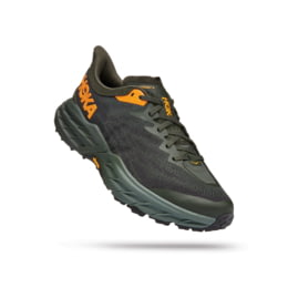 HOKA One One Speedgoat 5 Trail Running Shoes Vibram Mens 8.5D Gray Orange Hoka One Speedgoat 5 Trail Running Shoes | Mercari main image 2