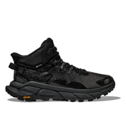 １１２３ Hoka Trail Code GTX Shoes - Men's, Black/Raven, 11.5, — Mens Shoe