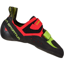 La Sportiva Kubo Climbing Shoes - Men's, Goji/Neon, — Mens Shoe