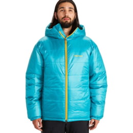 (取寄) マーモット ウォームキューブ ウェスト リブ パーカー - 800 フィル パワー Marmot WarmCube West Rib Parka - 800 Fill Power Enamel Blue Marmot WarmCube West Rib Parka - Men's, Enamel Blue, — Mens
