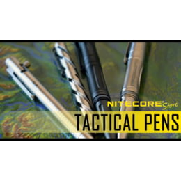 Nitecore NTP30 Titanium Bidirectional Bolt Action Tactical Pen PEN