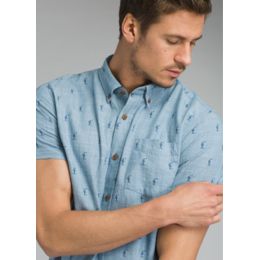 prana dress shirts Men's prAna Anza Borrego Short Sleeve Shirt in White, Size XL