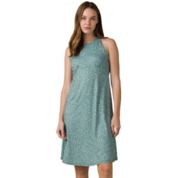 prAna Jewel Lake Dress - Womens, Shoreline Spots, M, 1968621  Womens  Clothing Size: Medium, Apparel Fit: Regular, Age Group: Adults, Apparel  Application: Casual  1968621-400-M