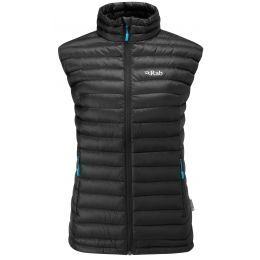 Rab Microlight Vest - Women's, Black/Tasman, Medium, 12 — Womens