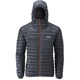 Rab Nimbus Jacket - Men's-Ebony/Zinc-Medium — Mens Clothing Size