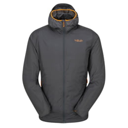 Rab Vital Hoody - Men's, Graphene Marmalade, Medium, — Mens