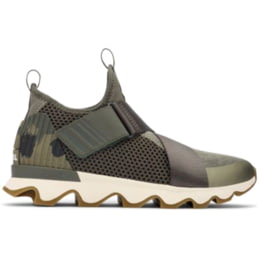 Sorel Kinetic Sneak Casual Shoes - Women's, Camo/Sage,  Womens Shoe Size:  9.5 US, Gender: Female, Age Group: Adults, Womens Shoe Width: Medium, Heel  Height: 1.5 in  1896981-365-9.5