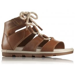 Sorel Torpeda Lace II Sandal, Women's, Camel — Womens Shoe Size